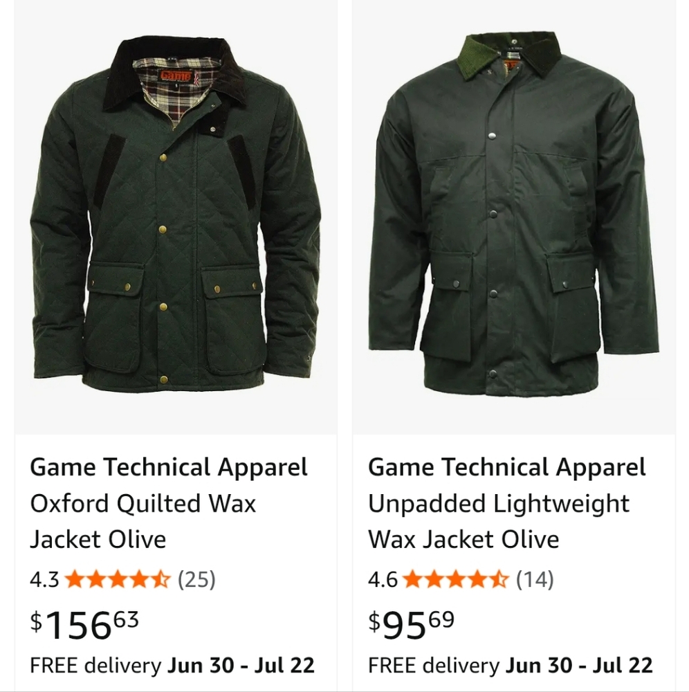 Green Military Field Jacket with Corduroy Trim - Picture 2 of 4